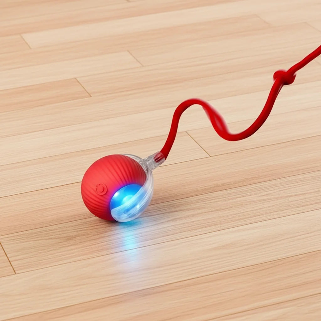 Cat chasing WhiskerBall